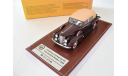 Cadillac V16 Series 90 Sedan Convertible 1938 darkred brown, масштабная модель, scale43, GLM