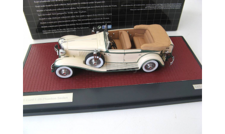 CORD L-29 Phaeton Sedan (открытый) 1931 Beige, масштабная модель, scale43, Matrix