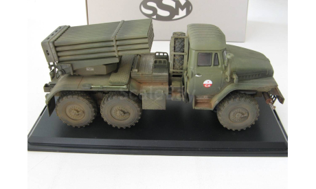 УрАЛ-375Д БМ РСЗО ’Град’ 1963 г. со следами эксплуатации, масштабная модель, scale43, AVD Models