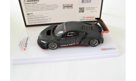 Honda NSX GT3 Presentation Car 2017 black, масштабная модель, True Scale Miniatures, scale43