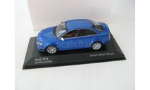 Audi RS4 2004 blue metallic, масштабная модель, scale43, Minichamps