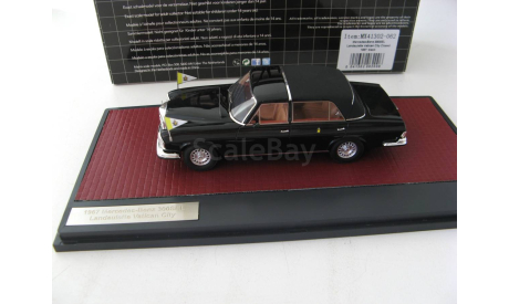 MERCEDES-BENZ 300SEL (W109) Landaulette Vatican (закрытый) 1967 Black, масштабная модель, scale43, Matrix