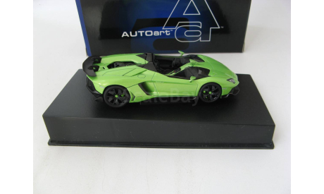 Lamborghini Aventador J Roadster 2012 green/black, масштабная модель, scale43, Autoart