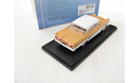 Ford Fairlane 500 Hardtop 1958 light brown/white, масштабная модель, Neo Scale Models, scale43