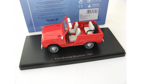 Ford Bronco roadster 1967 red, масштабная модель, 1:43, 1/43, Neo Scale Models