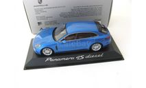 Porsche Panamera 4S Diesel 2017 blue metallic, масштабная модель, Minichamps, scale43