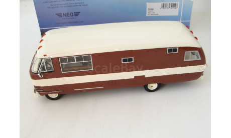 Dodge Travco brown/white, масштабная модель, scale43, Neo Scale Models