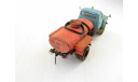 Топливозаправщик АТЗ-2,4 (52) голубой/оранжевый со следами эксплуатации, масштабная модель, scale43, AVD Models, ГАЗ