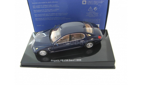 Bugatti EB 118 Geneva motor Show 1999 blue metallic, масштабная модель, scale43, Autoart