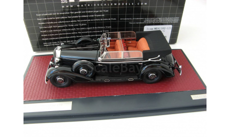 MERCEDES-BENZ 770 Cabriolet D (W07) 1938 Black, масштабная модель, Matrix, scale43