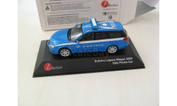 Subaru Legacy Wagon police Italy 2003 blue 