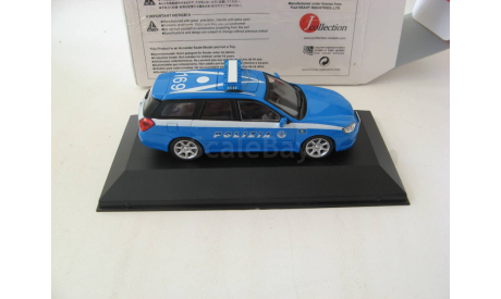 Subaru Legacy Wagon police Italy 2003 blue , масштабная модель, scale43, J-Collection