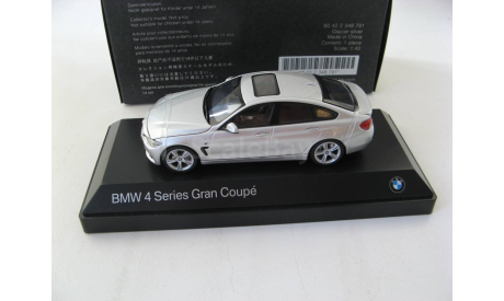 BMW 4 Series (F36) Gran Coupe silver, масштабная модель, Kyosho, scale43