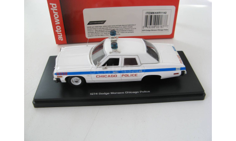 Dodge Monaco Chicago Police 1974 г., масштабная модель, scale43, ERTL (Auto World)