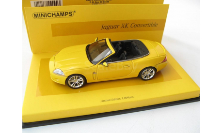 Jaguar XK convertible 2005 Linea Giallo №5, масштабная модель, 1:43, 1/43, Minichamps