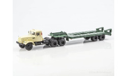 КрАЗ-258Б1 с п/п ЧМЗАП-5523 бежевый/зеленый
