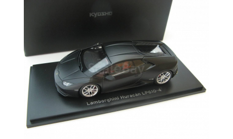 Lamborghini Huracan LP610-4 2014 matt black, масштабная модель, 1:43, 1/43, Kyosho