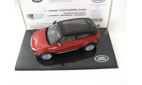 Land Rover Range Rover Evoque year 2011 firenze red., масштабная модель, scale43, IXO