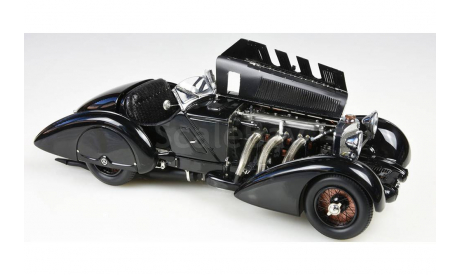 Mercedes-Benz SSK ’Black Prince’ 1934, масштабная модель, scale18, CMC