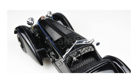 Mercedes-Benz SSK ’Black Prince’ 1934, масштабная модель, scale18, CMC