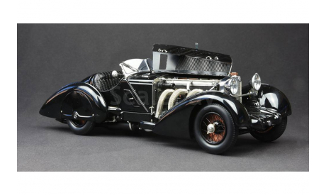 Mercedes-Benz SSK ’Black Prince’ 1934, масштабная модель, scale18, CMC