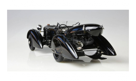 Mercedes-Benz SSK ’Black Prince’ 1934, масштабная модель, scale18, CMC