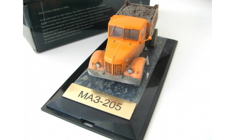 МАЗ-205 самосвал (оранжевый) со следами эксплуатации, масштабная модель, scale43, Start Scale Models (SSM)