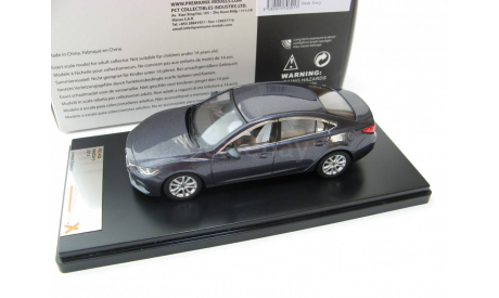 Mazda 6 dark gray metallic 2014 г. SALE!, масштабная модель, 1:43, 1/43, Premium X