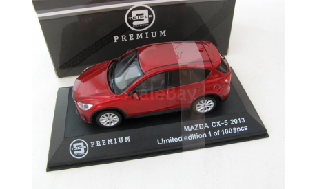 Mazda CX-5 2013 red metallic, масштабная модель, TRIPLE 9 (PREMIUM X), scale43