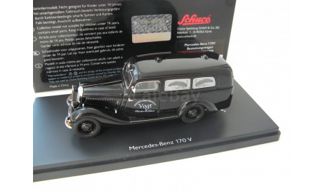 Mercedes-Benz 170V hearse, масштабная модель, scale43, SCHUCO