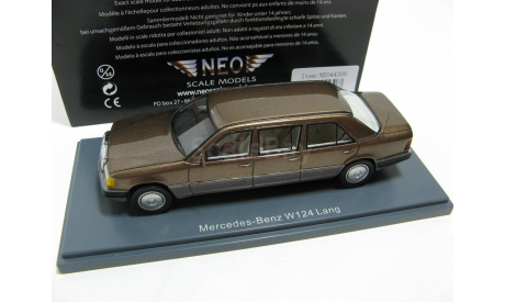 Mercedes-Benz 250 D Lang (V124) brown/grey metallic, масштабная модель, 1:43, 1/43, Neo Scale Models