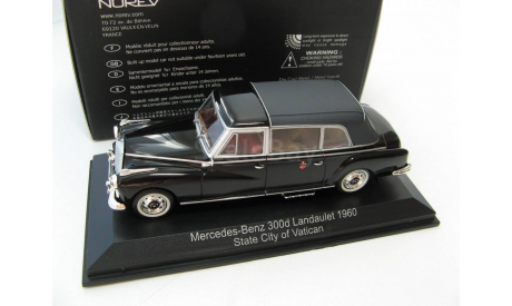 Mercedes-Benz 300 D Landaulet City of Vatican 1960 г. SALE!, масштабная модель, 1:43, 1/43, Norev