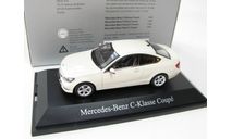 Mercedes-Benz C-Class coupe diamond white, масштабная модель, scale43, Norev