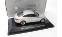 Mercedes-Benz C-Class coupe iridium silver, масштабная модель, 1:43, 1/43, Norev