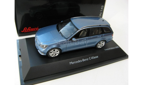 Mercedes-Benz C-class T-model Blue 2011 г. Редкий Шуко!, масштабная модель, 1:43, 1/43, Schuco