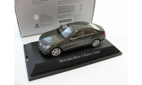 Mercedes-Benz E-Class Coupe C207 stannite gray, масштабная модель, scale43, Schuco