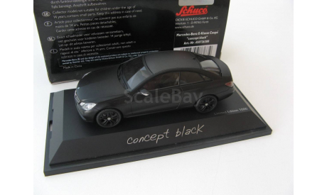 Mercedes-Benz E-Сlass Coupe ’Concept black’ Редкий Шуко!, масштабная модель, 1:43, 1/43, SCHUCO