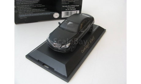 Mercedes-Benz E-Сlass Coupe ’Concept black’ Редкий Шуко!, масштабная модель, 1:43, 1/43, SCHUCO