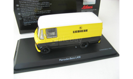 Mercedes-Benz L408 Kastenwagen ’Liebherr’ Редкий Шуко!, масштабная модель, SCHUCO, scale43