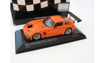 Mercedes-Benz SLS AMG GT3 2011 orange, масштабная модель, scale43, Minichamps