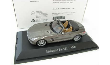 Mercedes-Benz SLS AMG Roadster monza gray SALE!, масштабная модель, scale43, Schuco