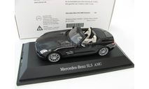 Mercedes-Benz SLS AMG Roadster obsidian black, масштабная модель, scale43, Schuco