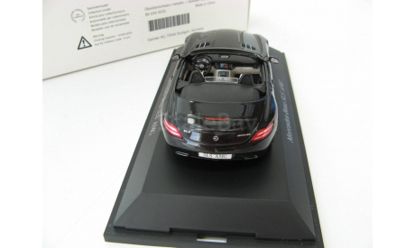Mercedes-Benz SLS AMG Roadster obsidian black, масштабная модель, scale43, Schuco