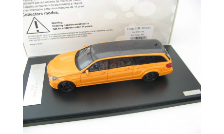 Mercedes E-Class (S212) Binz Lang Limousine 2015 orange/black, масштабная модель, scale43, GLM, Mercedes-Benz