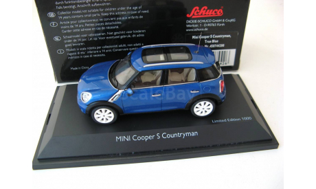 Mini Cooper Countryman true blue. Редкий Шуко!, масштабная модель, SCHUCO, scale43