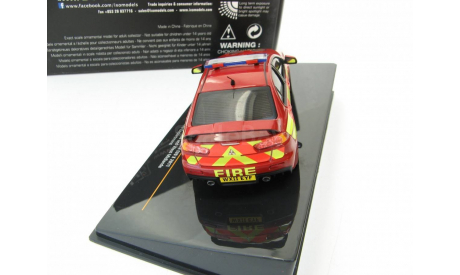 Mitsubishi Lancer Evo X  Fire department 2011 г., масштабная модель, scale43, IXO Road (серии MOC, CLC)