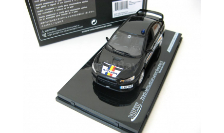 MITSUBISHI Lancer Evo X Romanian Police Black, масштабная модель, 1:43, 1/43, Vitesse