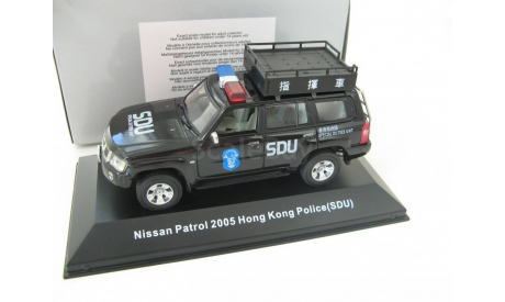 Nissan Patrol Hong Kong Police (SDU) 2005 г., масштабная модель, J-Collection, scale43