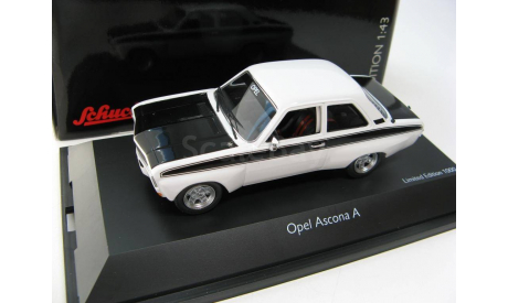 OPEL Ascona A Sport 1970 г. Редкий Шуко!, масштабная модель, scale43, SCHUCO