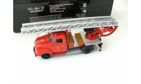 Opel Blitz 1,75t Drehleiter DL18 ’Feuerwehr Sinsheim’, масштабная модель, 1:43, 1/43, Minichamps